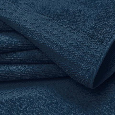 GLAMBURG close-up of ring-spun cotton weave showing plush texture and absorbency benefit