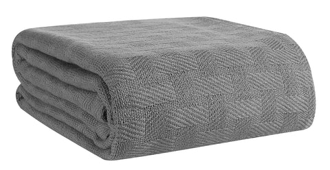 GLAMBURG front flat lay showing full queen blanket drape and clean styling benefit