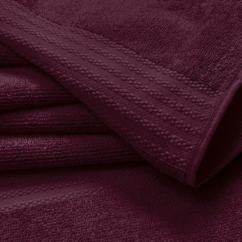 GLAMBURG close-up of cotton pile highlighting plush softness and absorbency