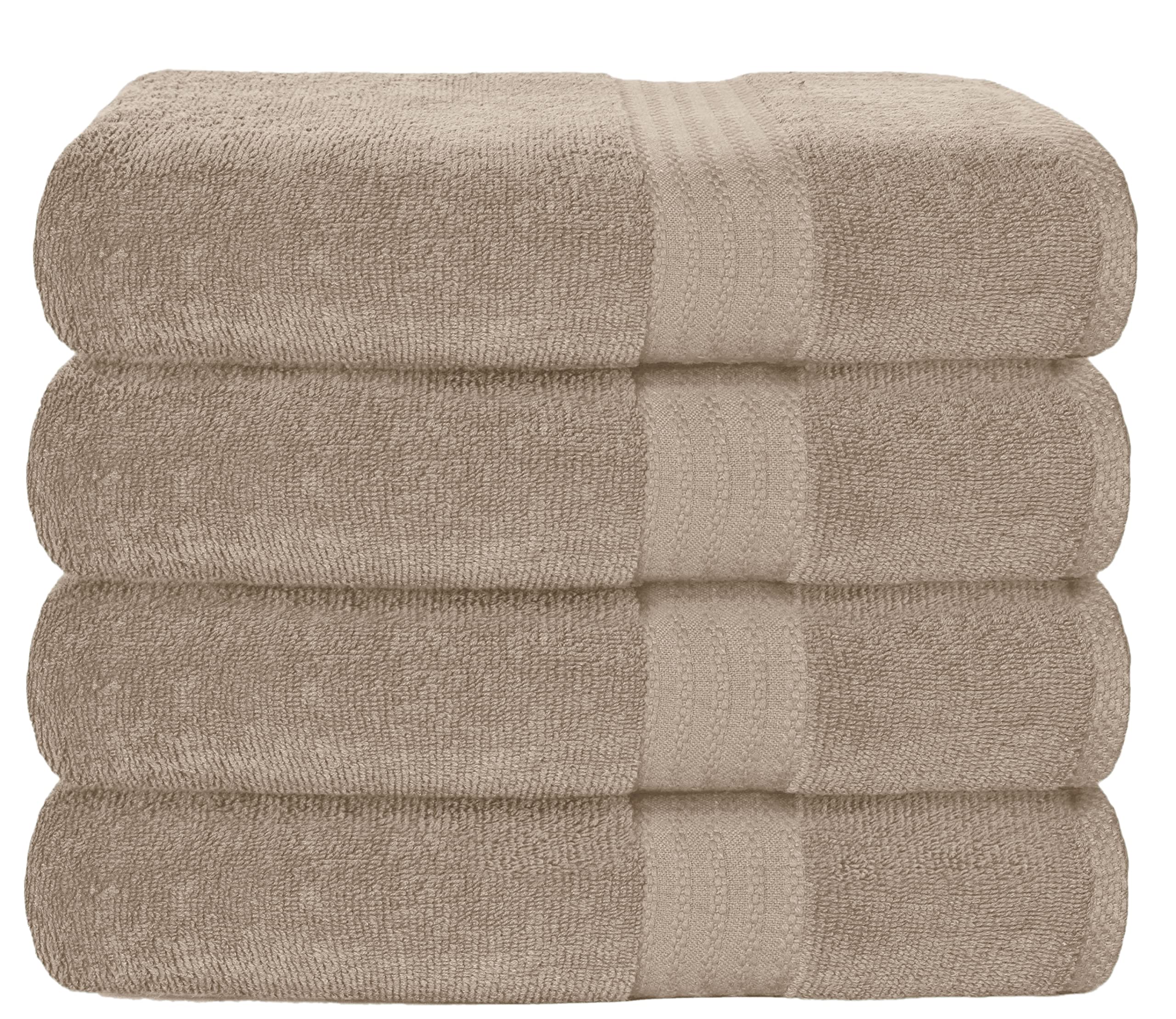 GLAMBURG tan towels front view showing clean presentation and durability