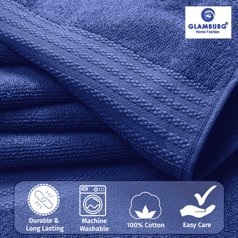GLAMBURG close-up of ringspun cotton texture highlighting soft absorbent loops
