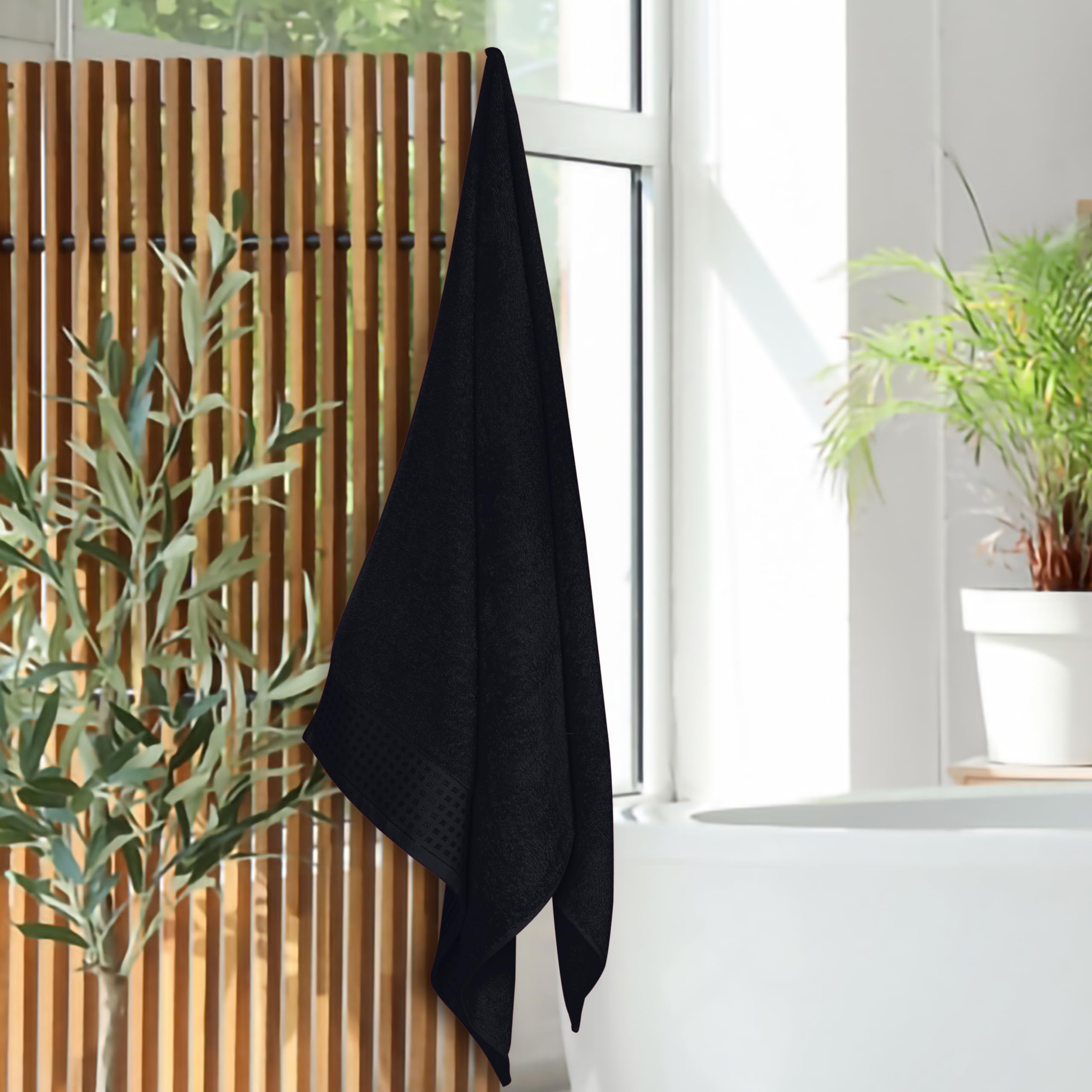 GLAMBURG towel packed in gym bag demonstrates portability and quick-dry benefit