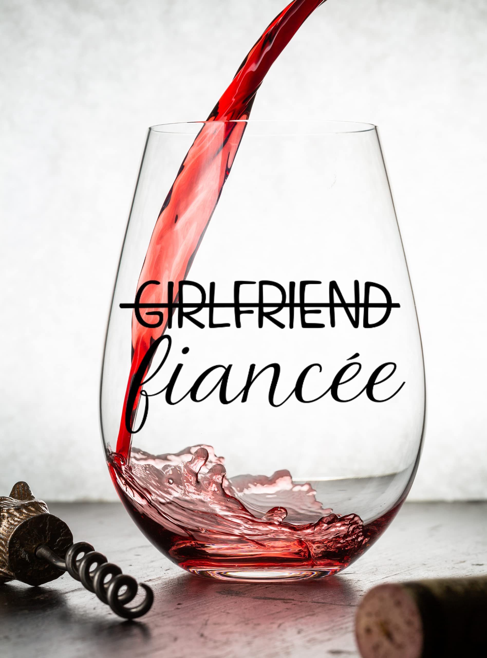 Glassicle two glasses side by side showing his and hers pairing benefit