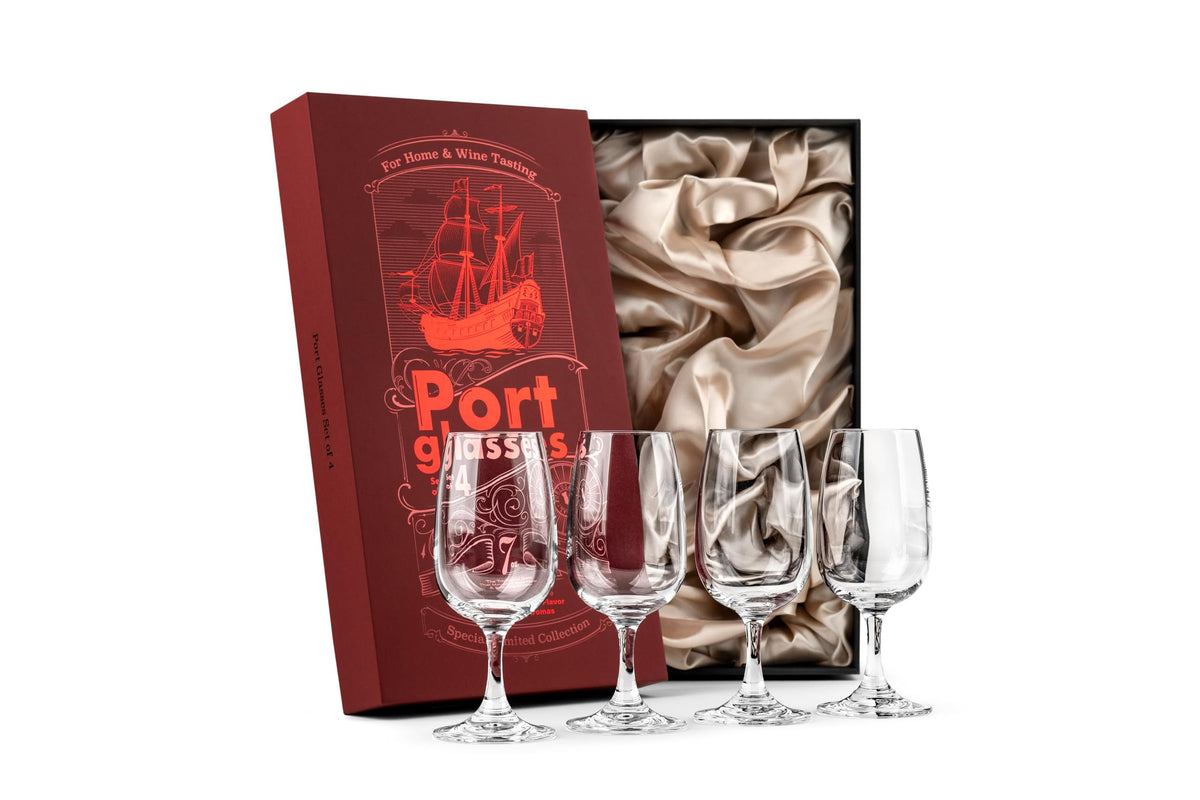 GLASSIQUE CADEAU boxed set front view showing gift-ready presentation and secure packaging
