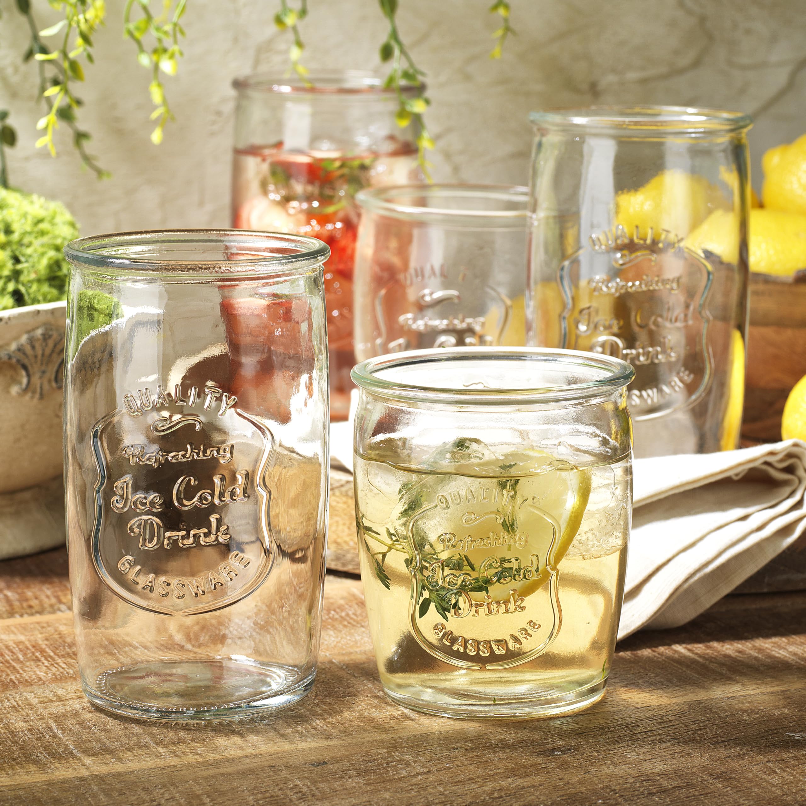 Glaver's 13 oz whiskey tumbler front view perfect for spirits and small cocktails