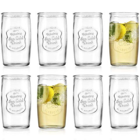 Glaver's close-up of embossed vintage pattern on tumbler, highlights tactile design and elegant presentation