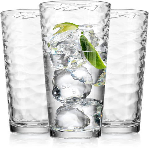 Glaver's base close-up showing clear glass quality and durable lead-free construction
