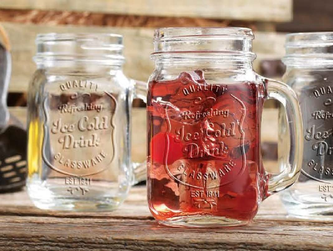 Glaver's single jar filled with iced beverage demonstrating cold-drink presentation