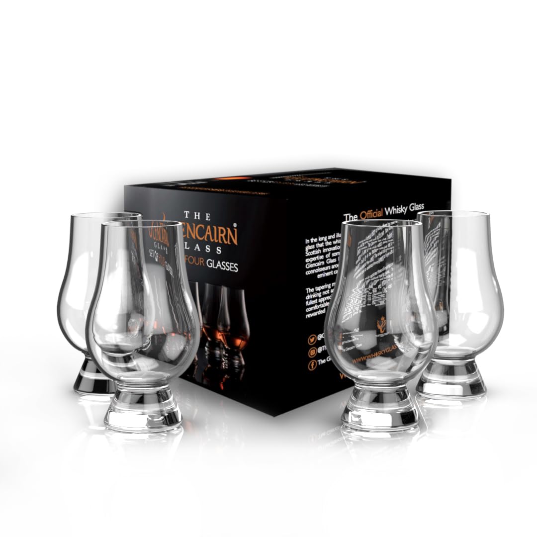 GLENCAIRN front packaging showing four-pack and gifting appeal