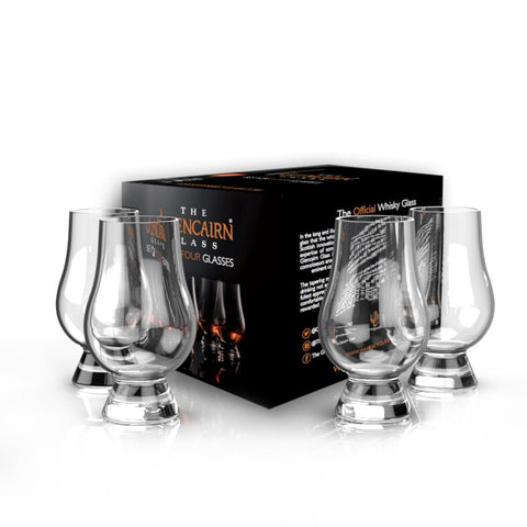 Glencairn front view set of 4 showing elegant silhouettes and uniform shape benefit