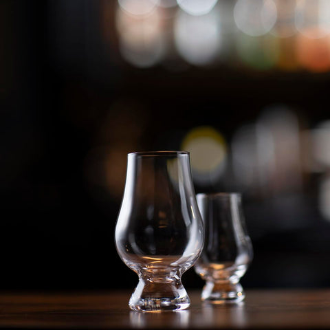 GLENCAIRN glass in hand demonstrating comfortable fit and better nosing benefit