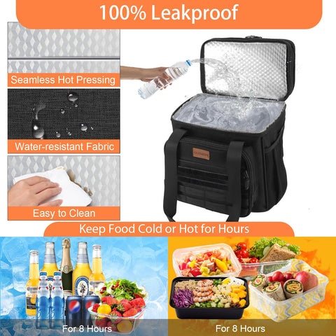 GLENKEY lunch box in outdoor picnic scene illustrating portability and organized storage