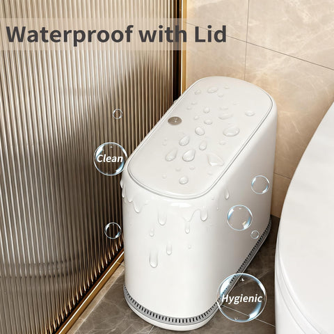 Gleynest held in hand to show three-gallon size and scale for small spaces