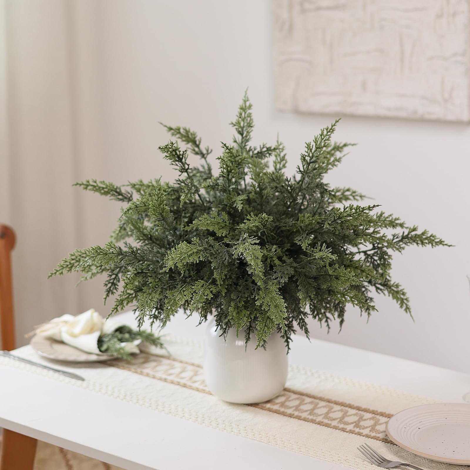 GLIDLION bundled 24 branches in an arrangement, full reusable greens