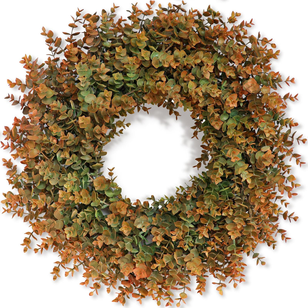 GLIDLION front door wreath showing warm autumn welcome