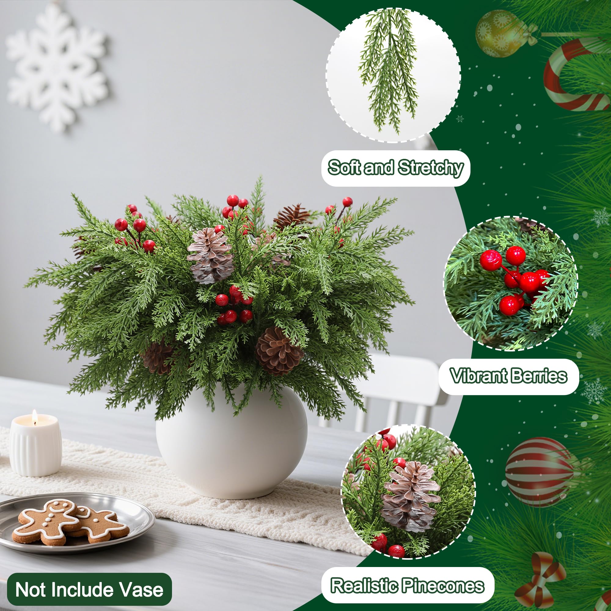 glimlit close-up of Norfolk pine needle texture with lifelike realism benefit natural appearance