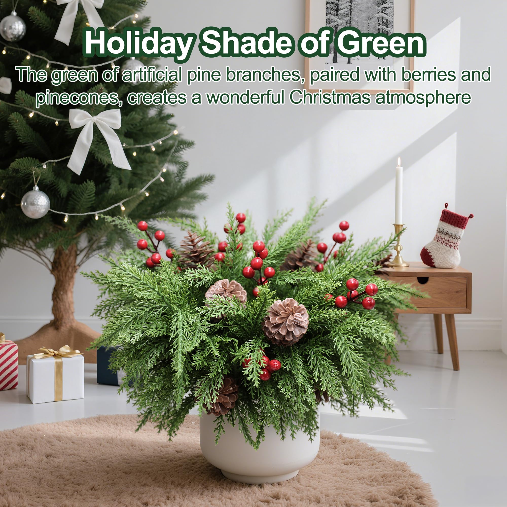 glimlit stems arranged in a tall vase demonstrating easy shaping and instant centerpiece impact