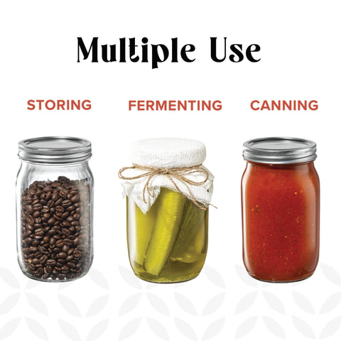 GLING jars stored in refrigerator demonstrating organized meal prep benefit