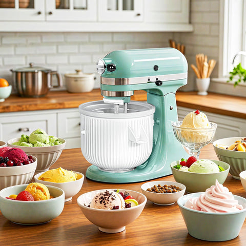 GLINK frozen dessert served in kitchen scene highlighting homemade dessert appeal