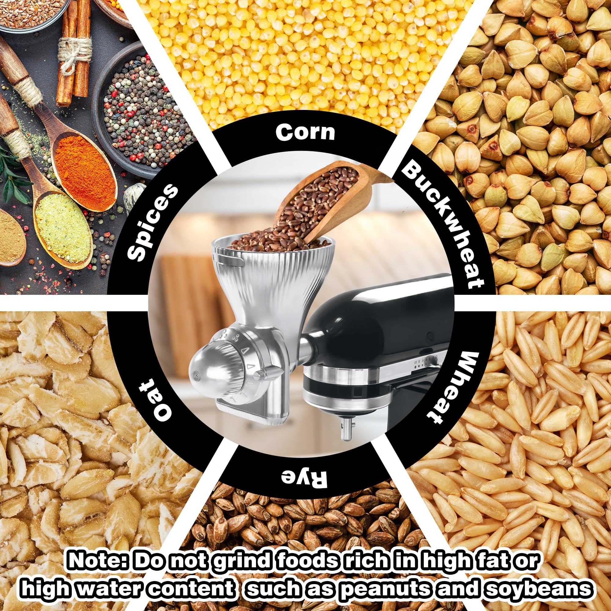 GLINK size comparison beside mixer showing compact profile benefit: easy countertop storage