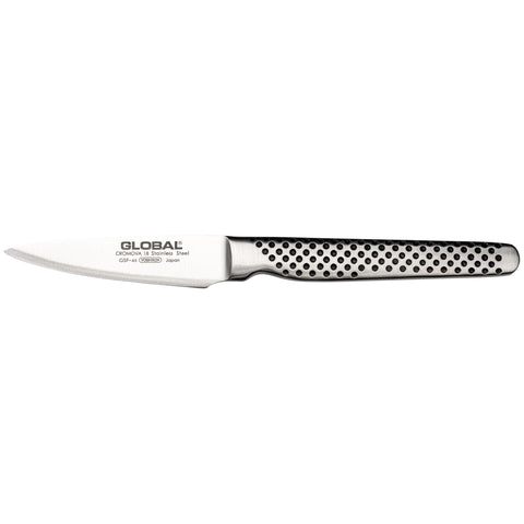 Global GSF-46 front view showing compact paring blade and balance benefit