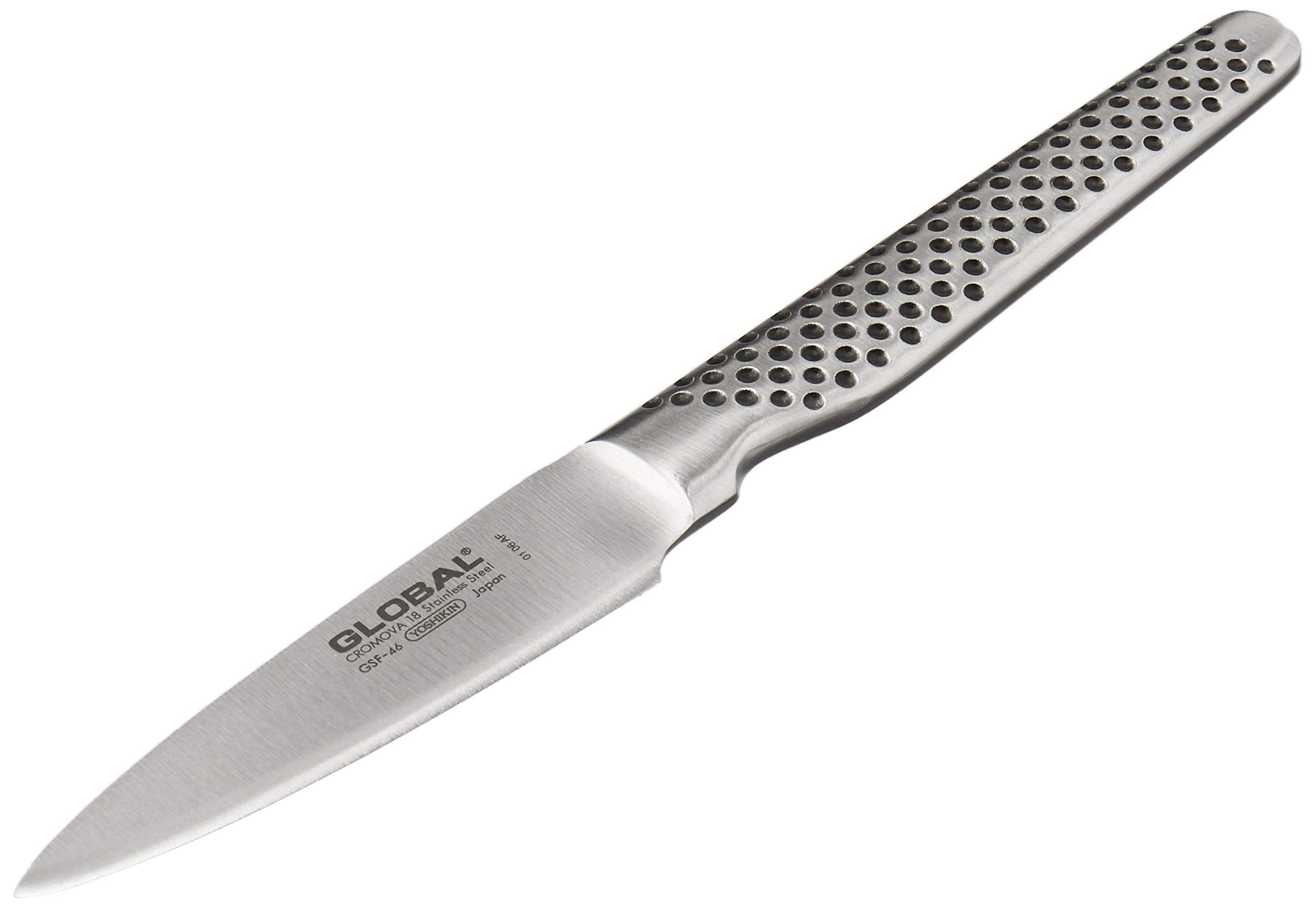 Global GSF-46 held in hand for scale demonstrating lightweight control