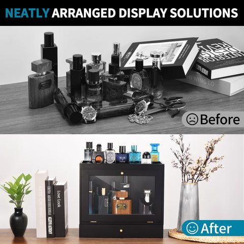 GLOKUUCA in-bedroom lifestyle display elevating dresser presentation