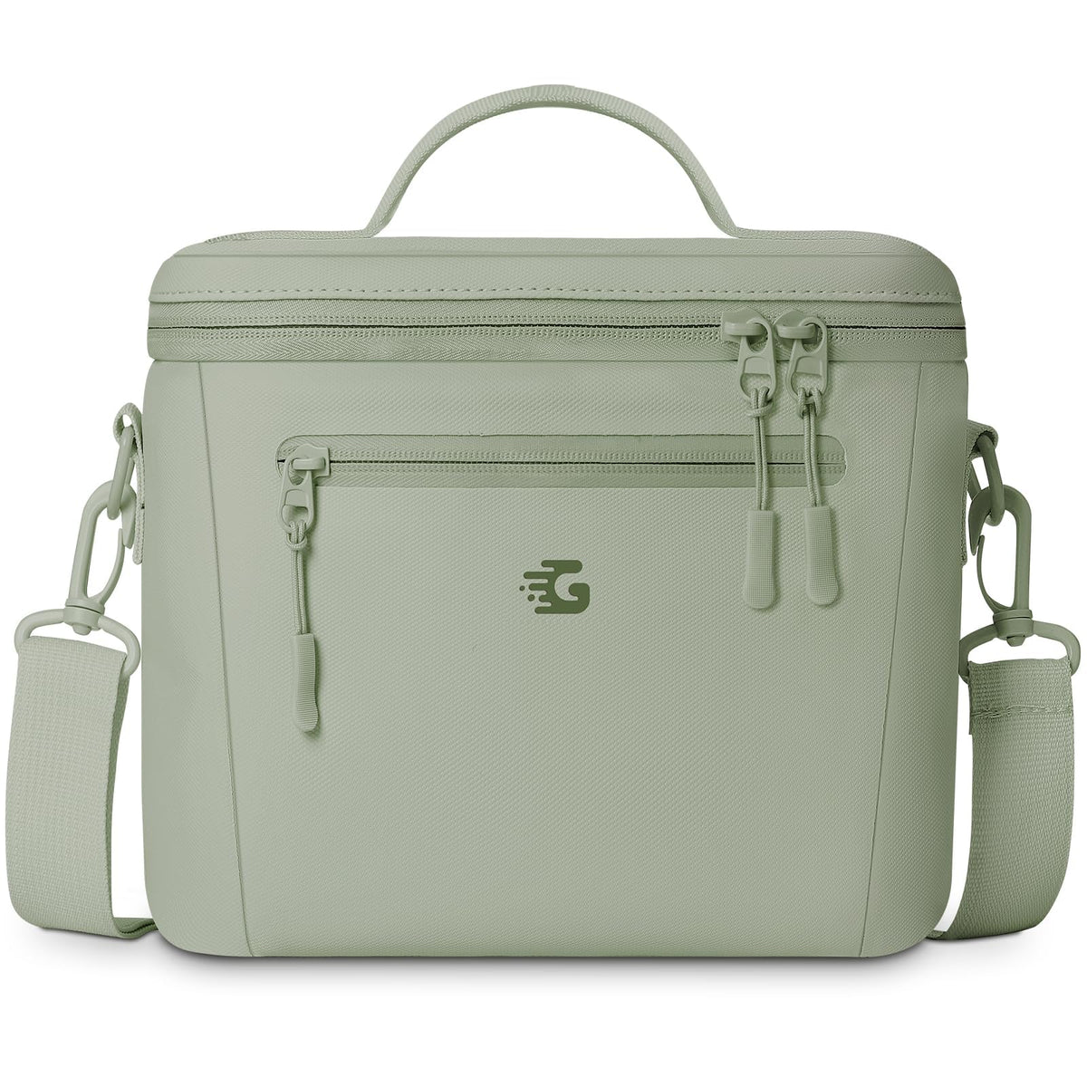 GLORIEROO front view showing sleek minimalist lunch bag and professional style