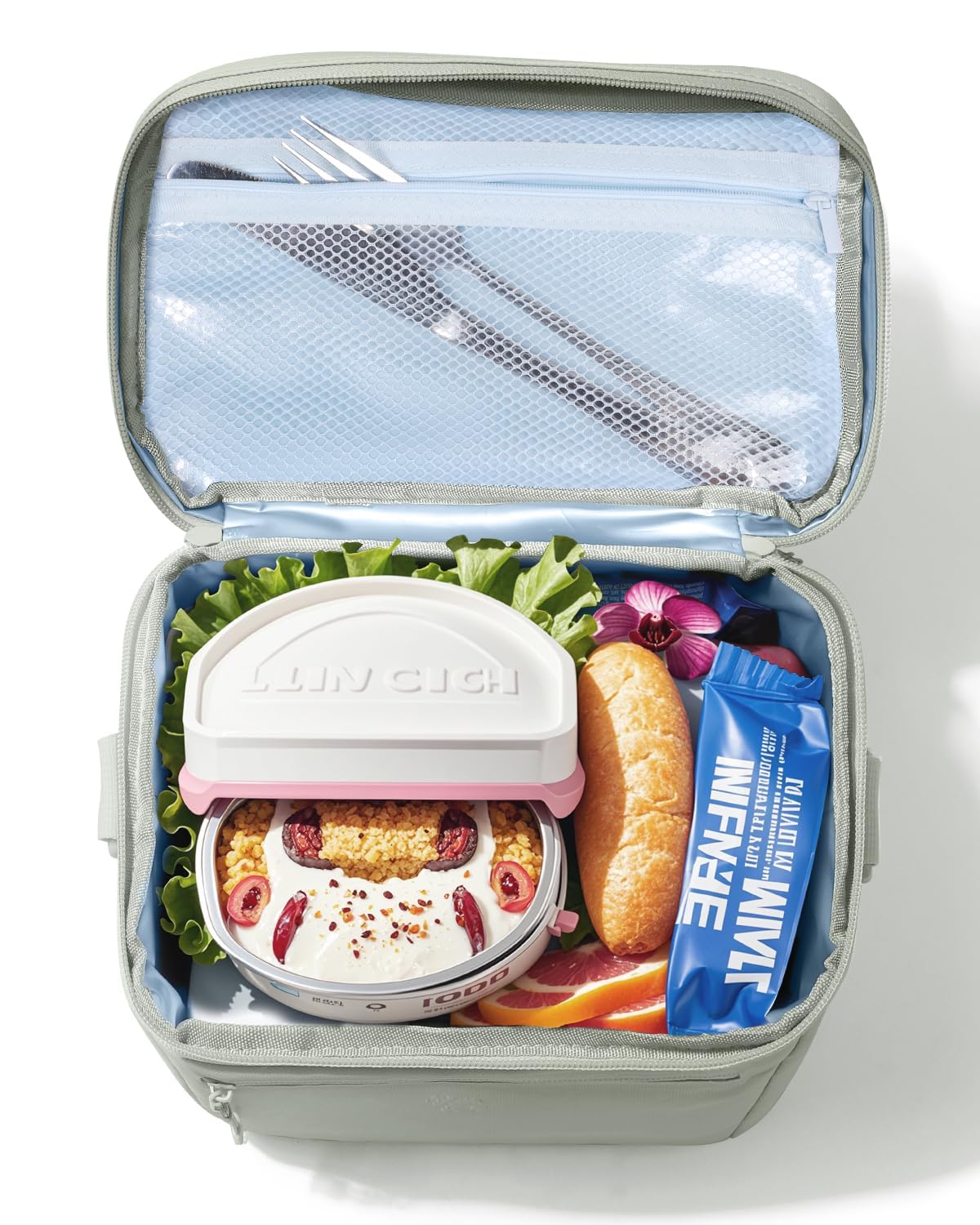 GLORIEROO insulated interior close-up showing PEVA lining for freshness