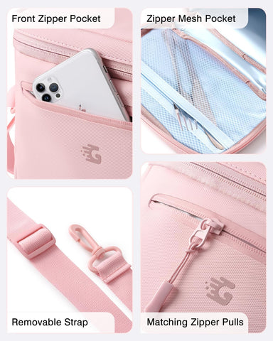 GLORIEROO worn crossbody during commute demonstrating hands-free convenience