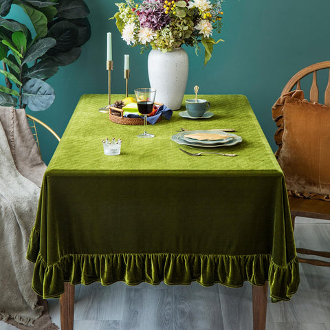 GLORY SEASON side view showing heavy drape and smooth fall for neat presentation