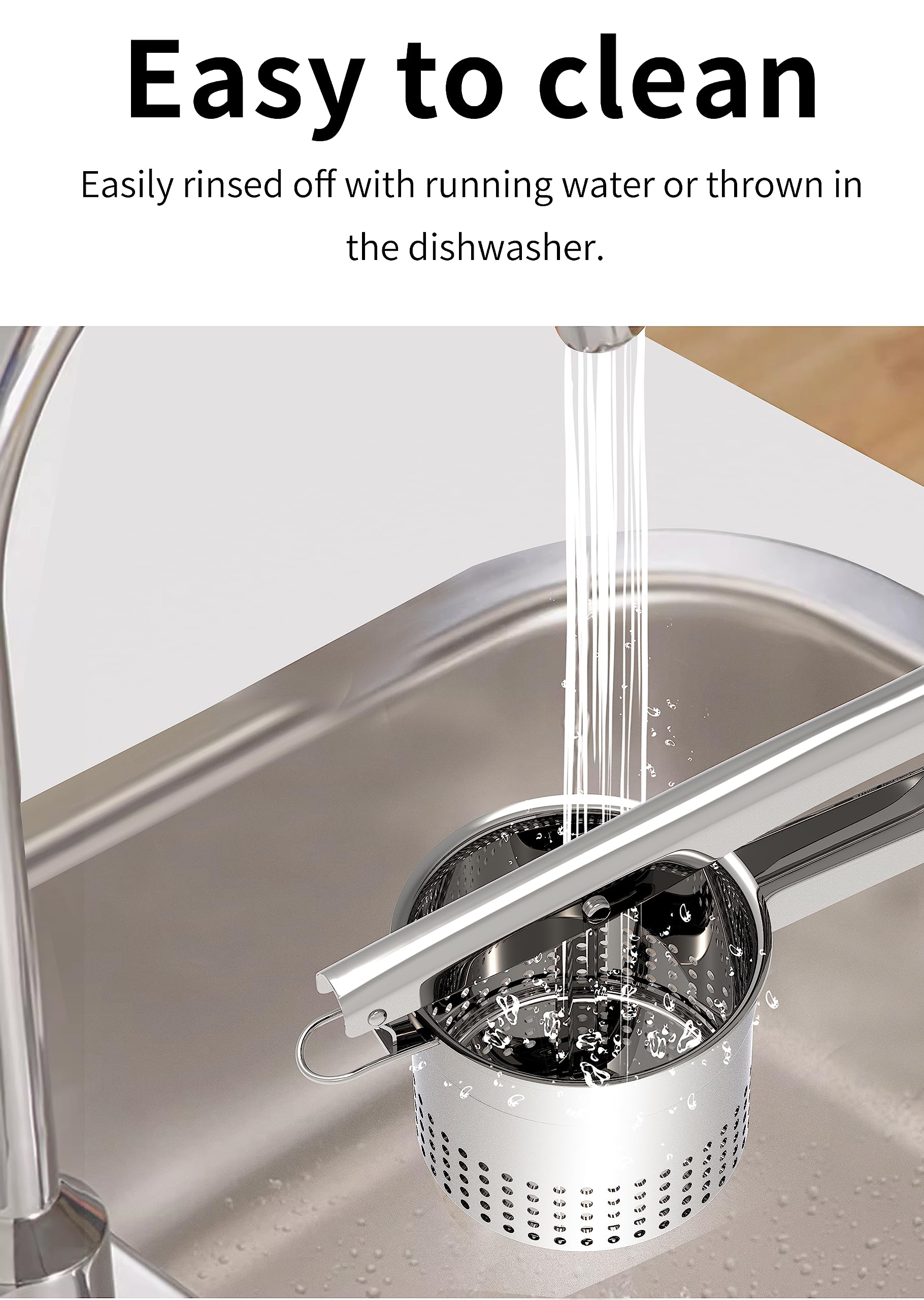 GloTika cleaning and storage showing dishwasher-safe parts for easy maintenance