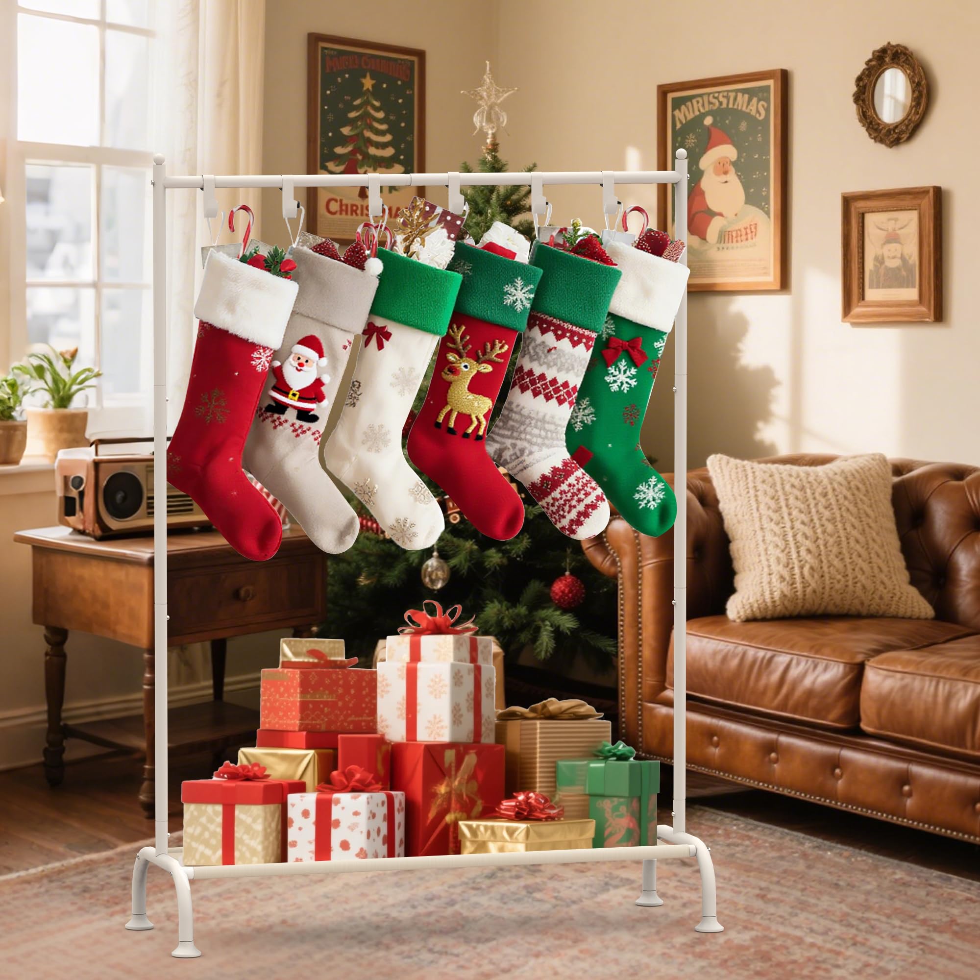 GloTika styled in living room to create festive focal point benefit