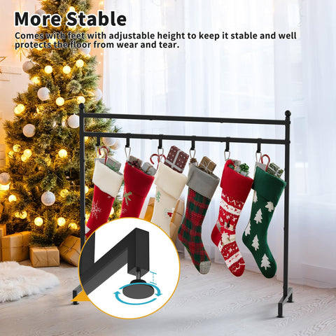 GloTika adjustable feet detail protecting floor and providing stable balance