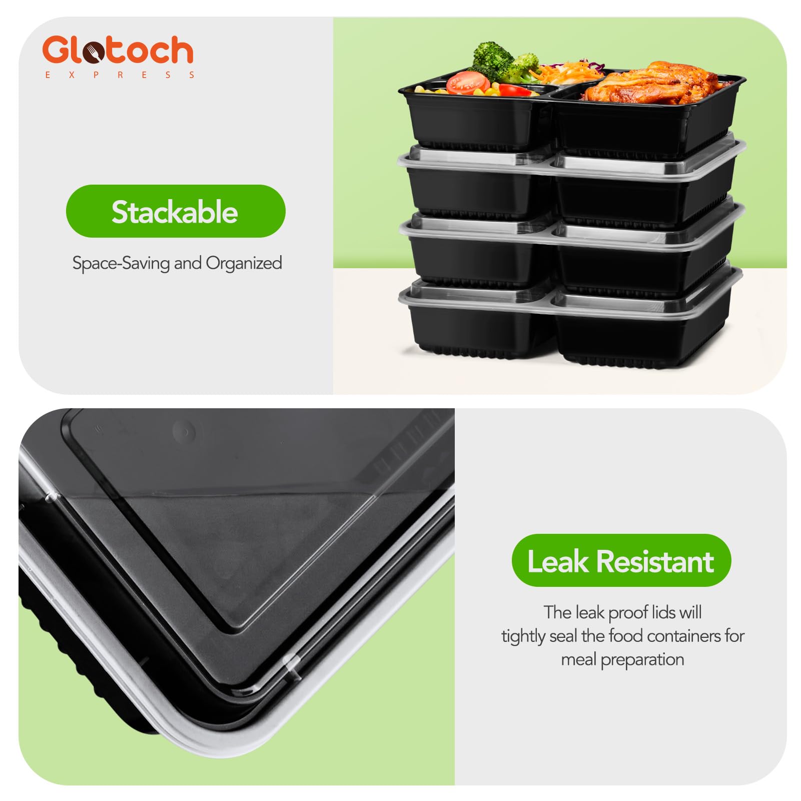 Glotoch microwave setup illustrating safe reheating when lid removed benefits