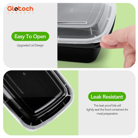 Glotoch open container full to capacity useful for meal portions and prep