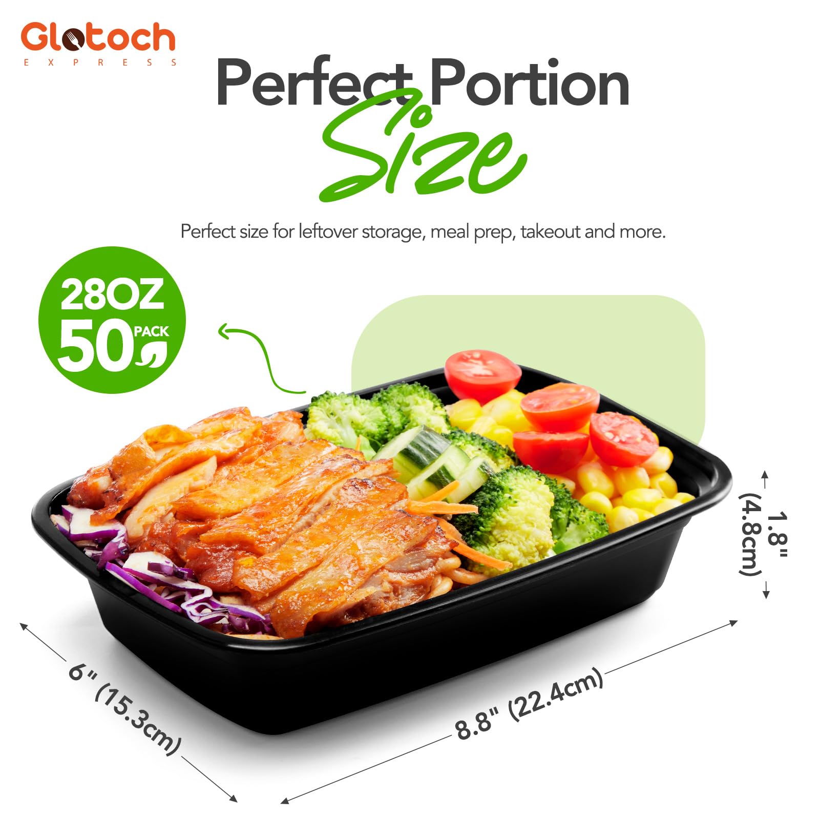 Glotoch closed container with lid keeping food secure and reducing spills