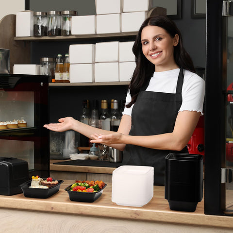 Glotoch beside an apple showing 28 oz scale for portion sizing clarity