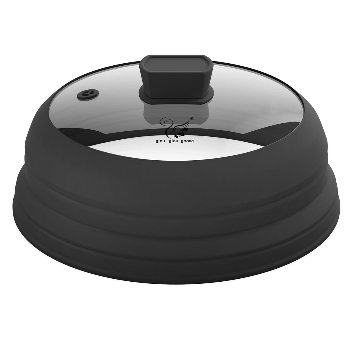 GLOU-GLOU GOOSE front view showing full 11.8-inch cover for mess prevention