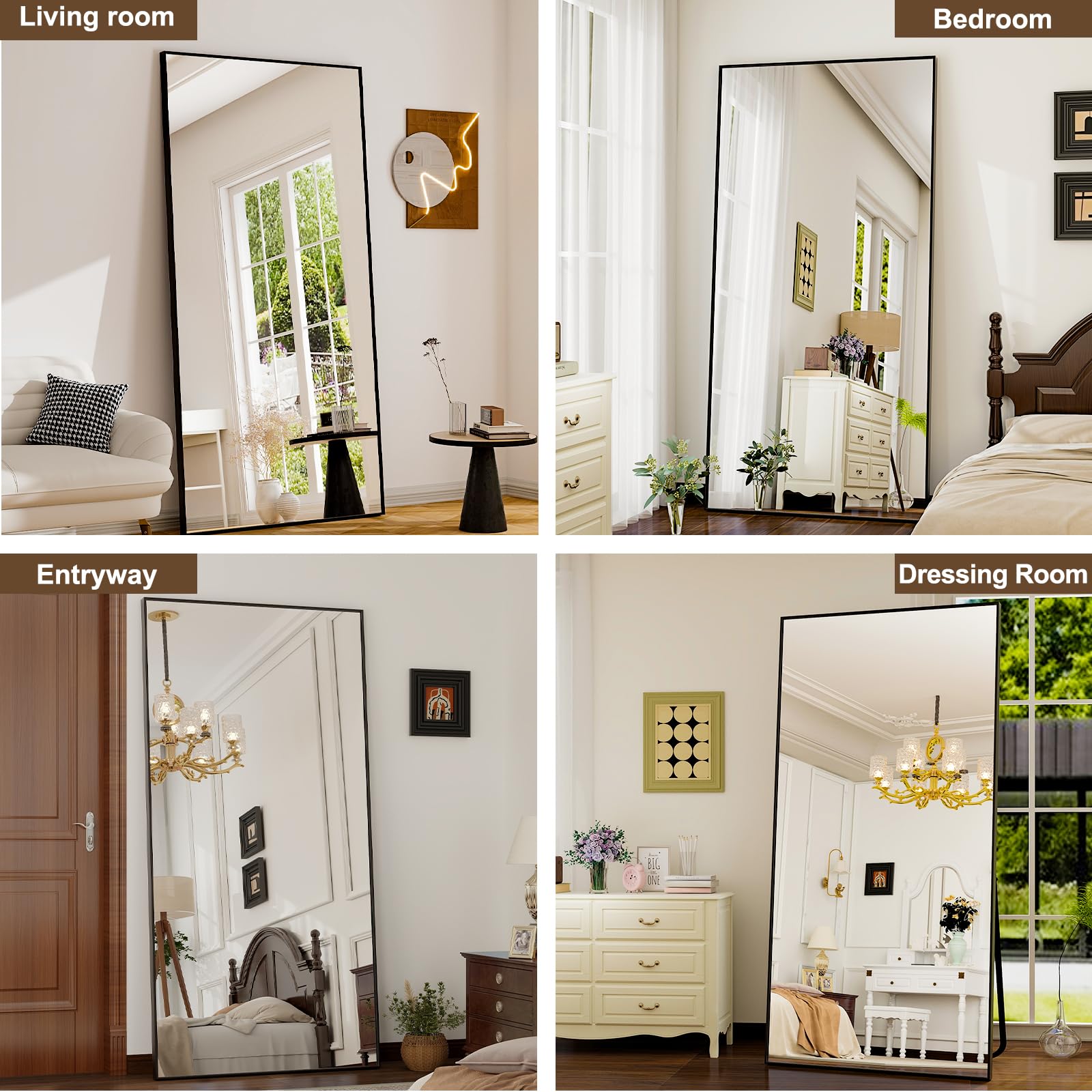 GLSLAND edge-seal close-up protecting mirror from moisture and dust