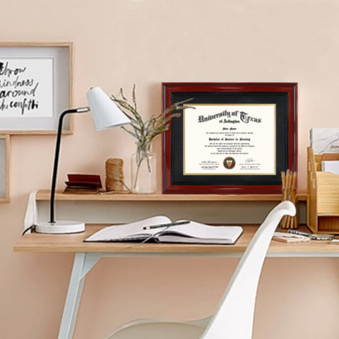 GMFrames scale with hand and ruler illustrating accurate 8.5x11 fit and size clarity