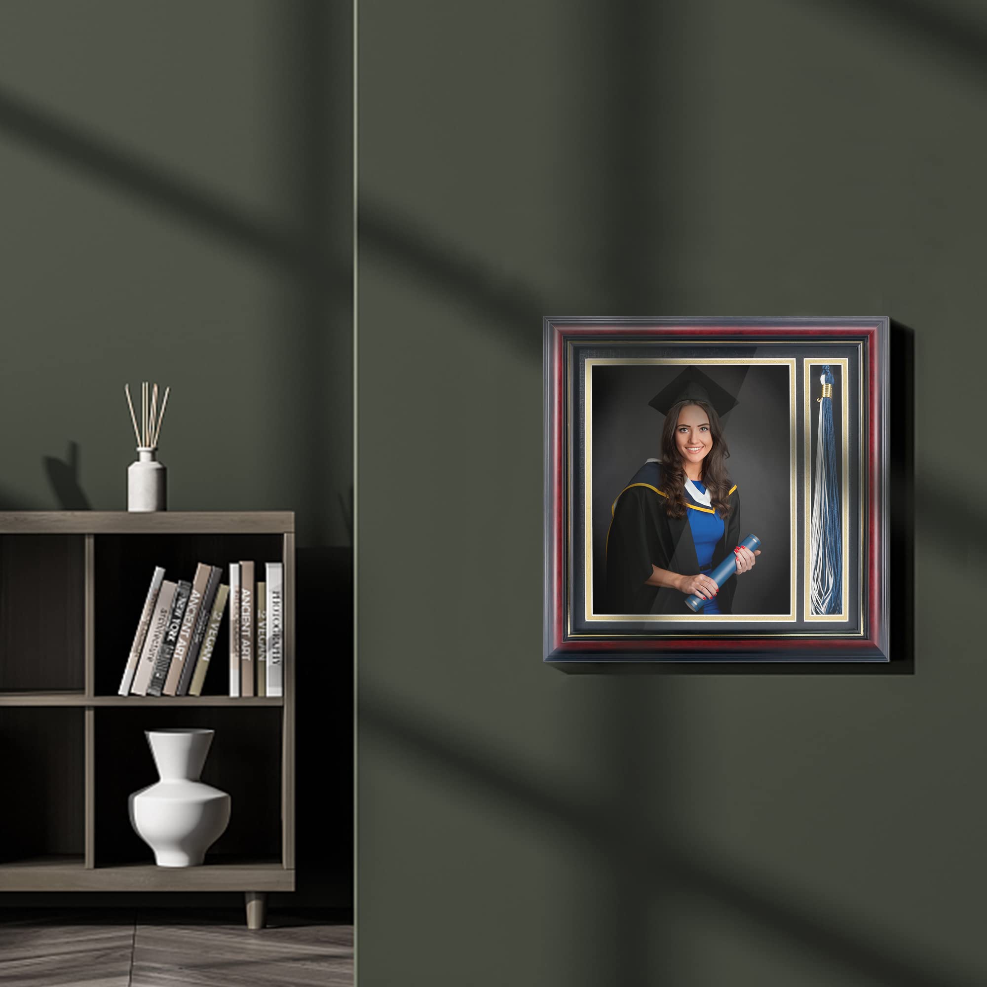 GMFrames scale comparison with ruler showing overall 13x13 size, sizing clarity