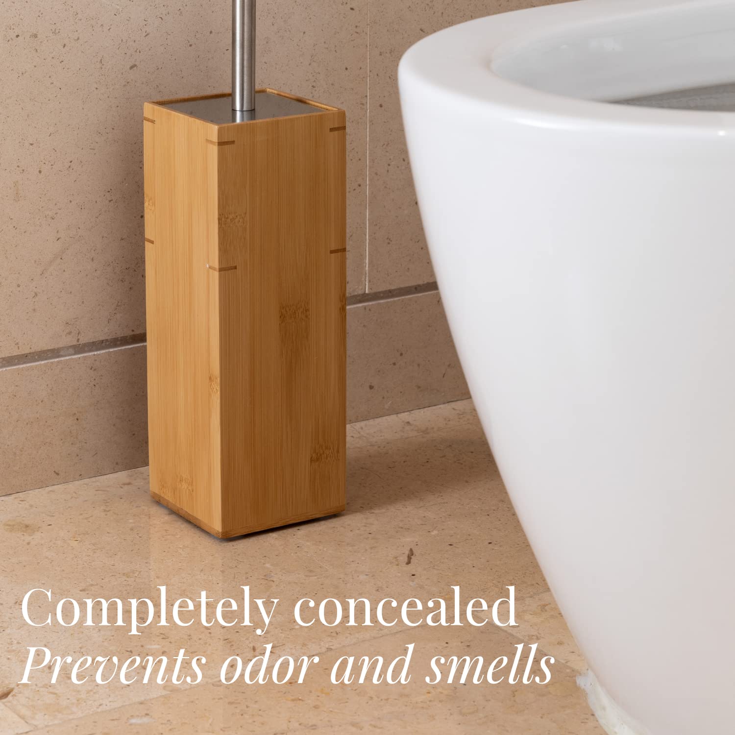 GOBAM stainless-steel handle detail highlights durable rust-resistant construction benefit