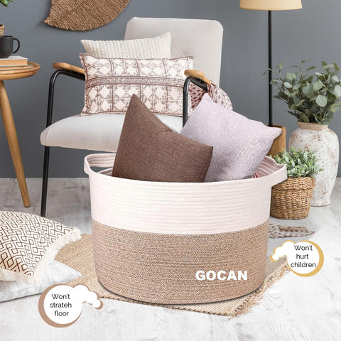 GOCAN close-up of braided cotton rope texture highlighting durable craftsmanship