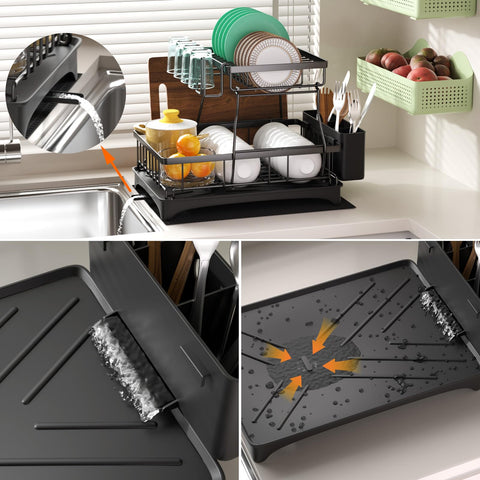 Godboat on kitchen counter demonstrating space-saving, tidy outcome