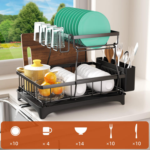 Godboat top tier loaded with plates for fast drying benefit