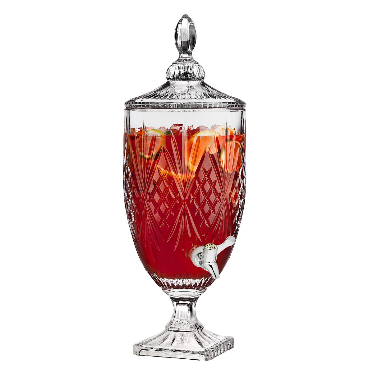 Godinger Dublin front view showing crystal clarity and elegant presentation