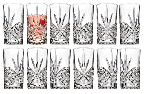 Godinger Dublin reflecting light to show brilliance and decorative sparkle