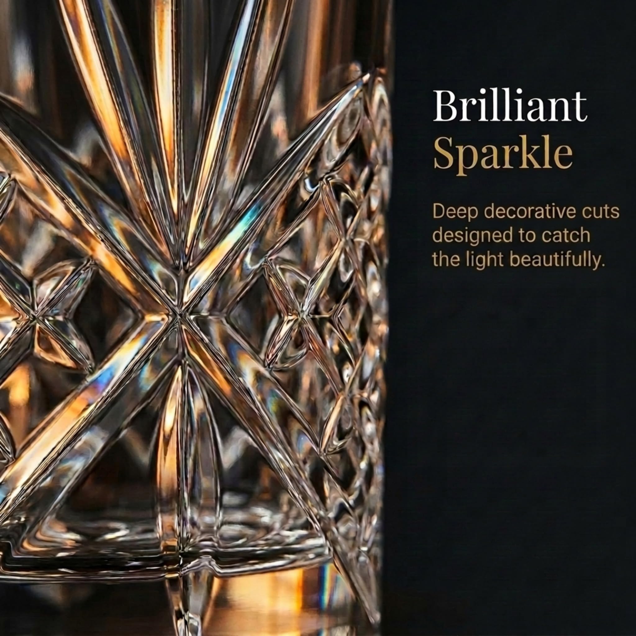 Godinger Dublin top rim profile emphasizing smooth edge and refined finish