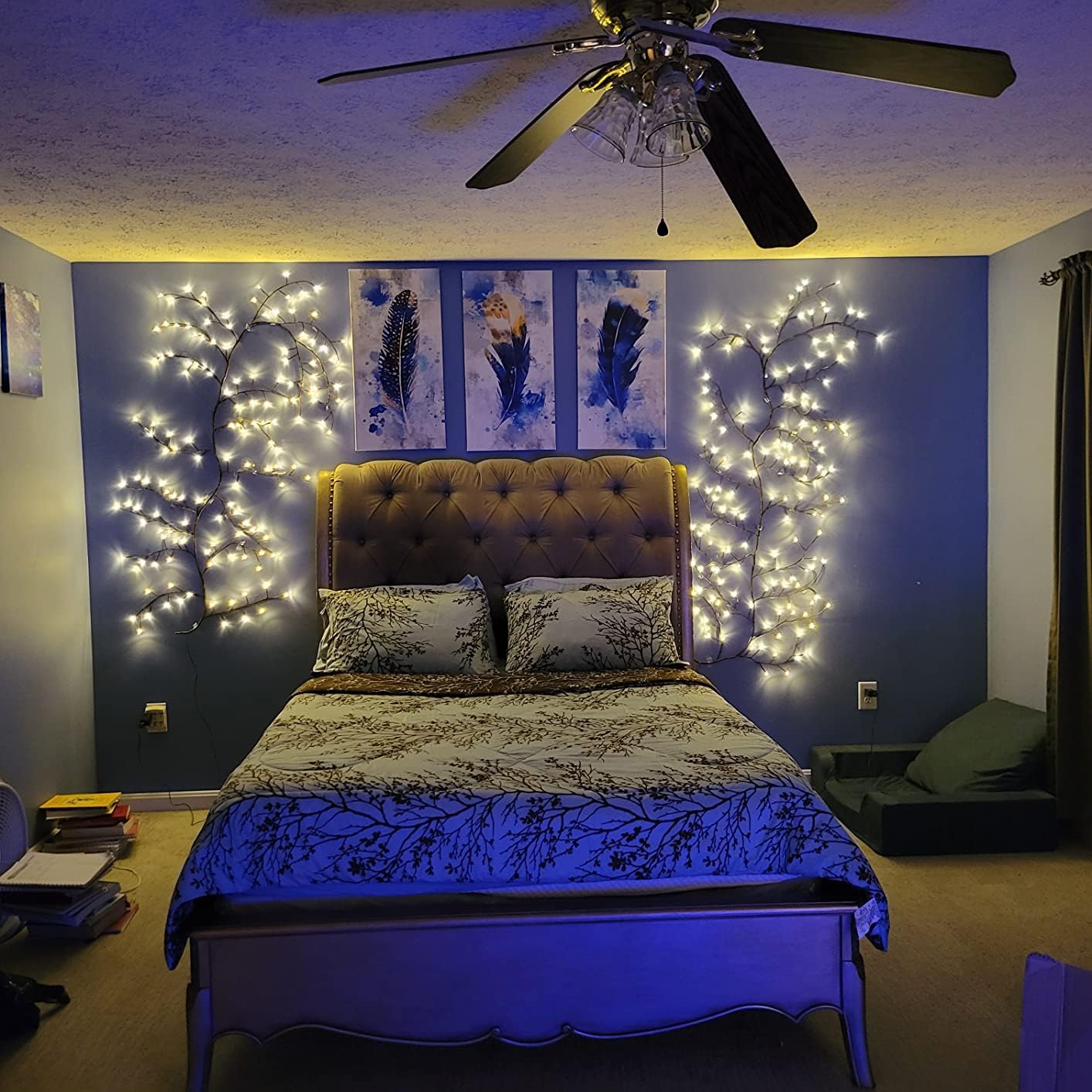 GOESWELL DIY decorated vine with ornaments showing creative use